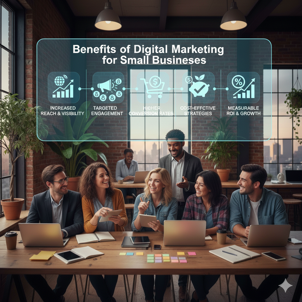 benefits of digital marketing for small businesses